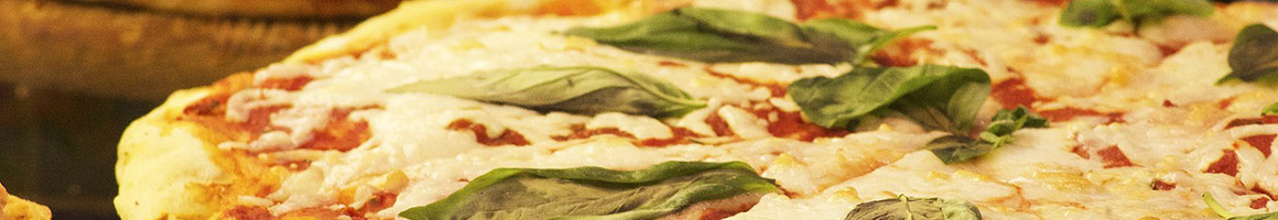 Eating Italian Pizza at Leo's Pizza Italian Restaurant restaurant in Washington, NJ.